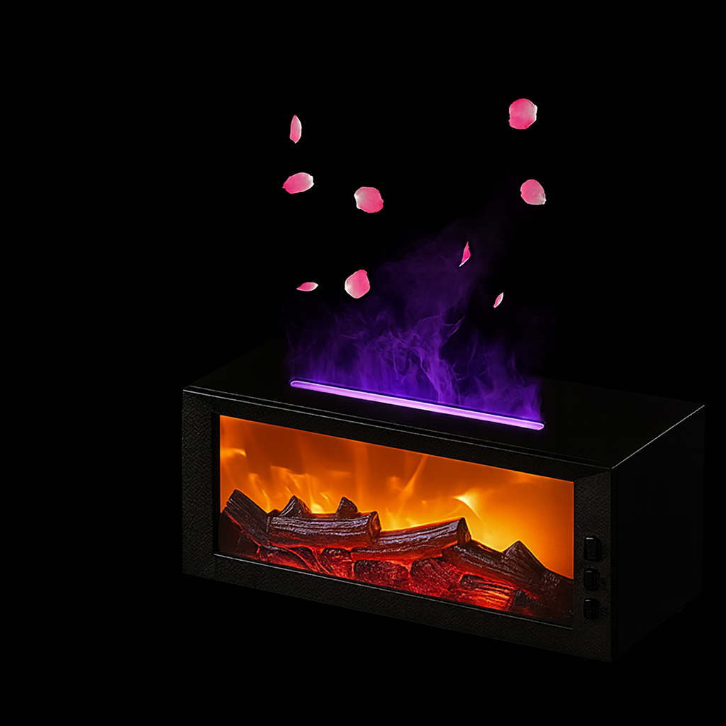Flame LED Fireplace Diffuser