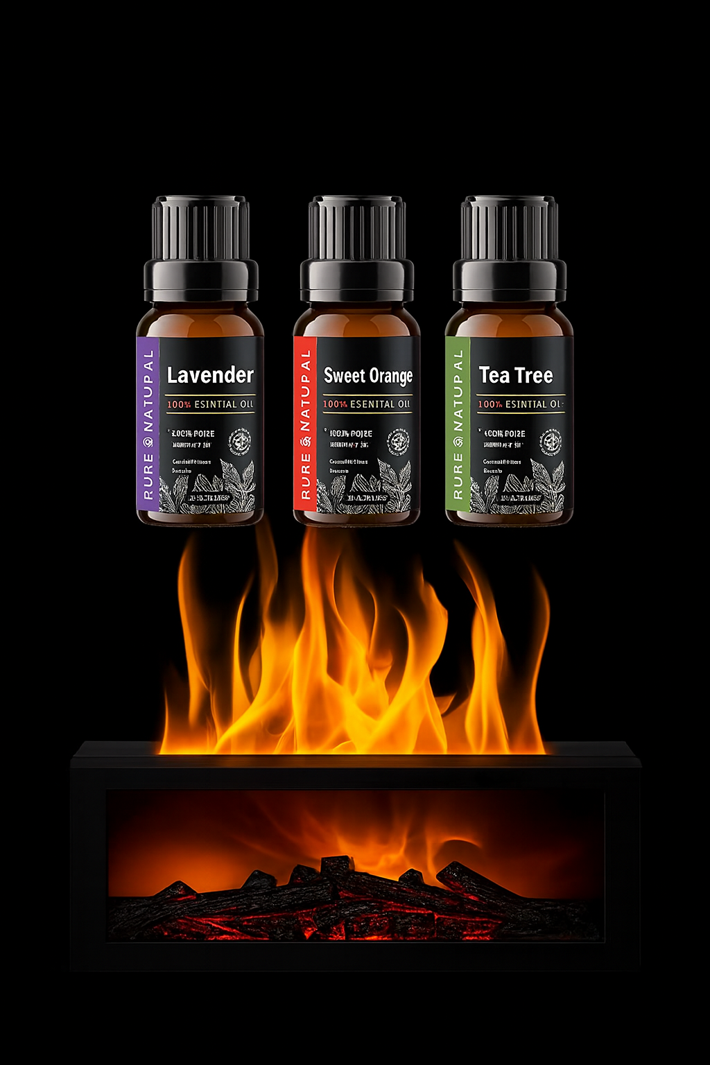 Flame LED Fireplace Diffuser